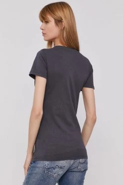 Κοντομάνικο Μπλουζάκι Pepe Jeans χρώμα: γκρι -Pepe Jeans Sales Store unnamed file 6955