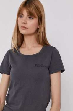 Κοντομάνικο Μπλουζάκι Pepe Jeans χρώμα: γκρι -Pepe Jeans Sales Store unnamed file 6956