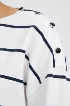 Χωρίς φερμουάρ Βαμβακερή μπλούζα Pepe Jeans χρώμα: άσπρο 11 Χωρίς φερμουάρ Βαμβακερή μπλούζα Pepe Jeans χρώμα: άσπρο -Pepe Jeans Sales Store unnamed file 715