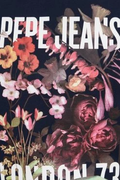 Κοντομάνικο Βαμβακερό μπλουζάκι Pepe Jeans ναυτικό μπλε -Pepe Jeans Sales Store unnamed file 720