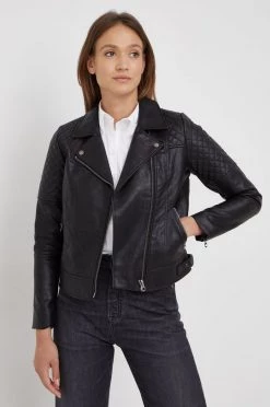 Κοντά μπουφάν Ραμόνεσκα Pepe Jeans χρώμα: μαύρο