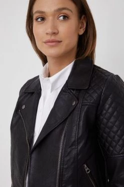 Κοντά μπουφάν Ραμόνεσκα Pepe Jeans χρώμα: μαύρο -Pepe Jeans Sales Store unnamed file 728