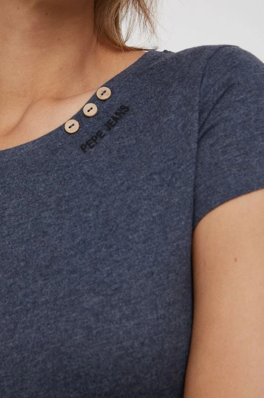 Κοντομάνικο Μπλουζάκι Pepe Jeans ναυτικό μπλε 7 Κοντομάνικο Μπλουζάκι Pepe Jeans ναυτικό μπλε - Image 5