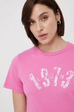 Κοντομάνικο Βαμβακερό μπλουζάκι Pepe Jeans μοβ 11 Κοντομάνικο Βαμβακερό μπλουζάκι Pepe Jeans μοβ -Pepe Jeans Sales Store unnamed file 744