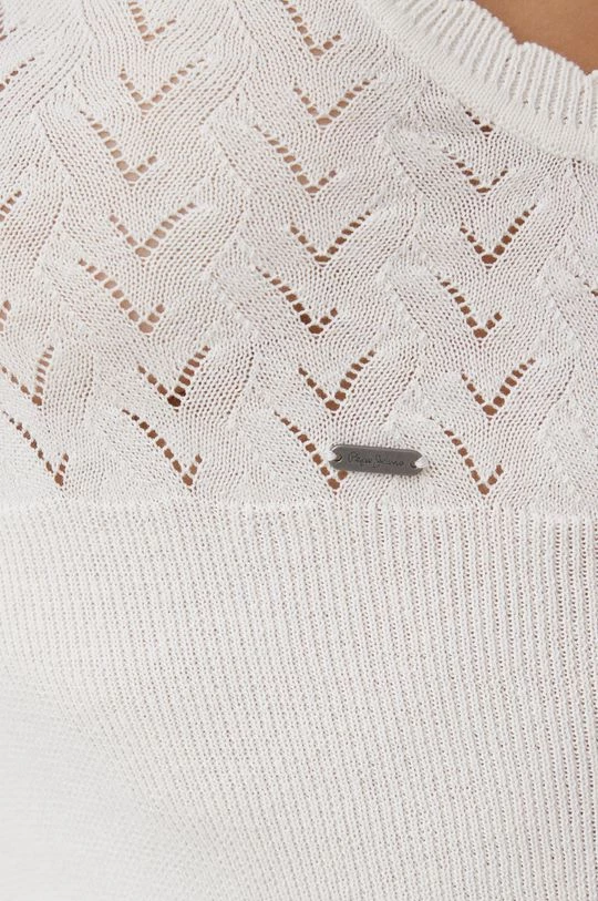 Αμάνικος Top Pepe Jeans άσπρο 7 Αμάνικος Top Pepe Jeans άσπρο - Image 5