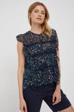 Μπλούζες Μπλουζάκι Pepe Jeans ναυτικό μπλε