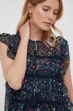 Μπλούζες Μπλουζάκι Pepe Jeans ναυτικό μπλε -Pepe Jeans Sales Store unnamed file 782