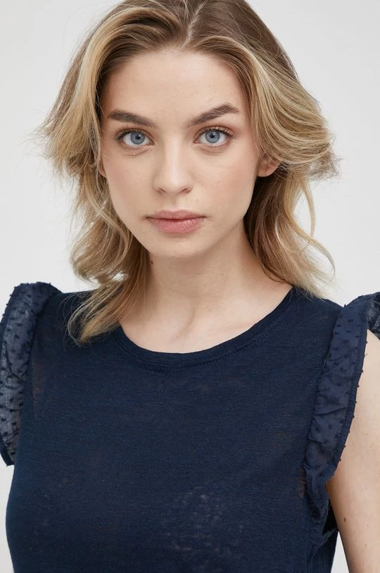 Αμάνικος Λευκό τοπ Pepe Jeans Daysies ναυτικό μπλε 7 Αμάνικος Λευκό τοπ Pepe Jeans Daysies ναυτικό μπλε - Image 5