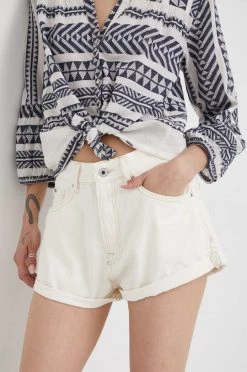 Σορτς Βαμβακερό σορτσάκι Pepe Jeans Suzie μπεζ