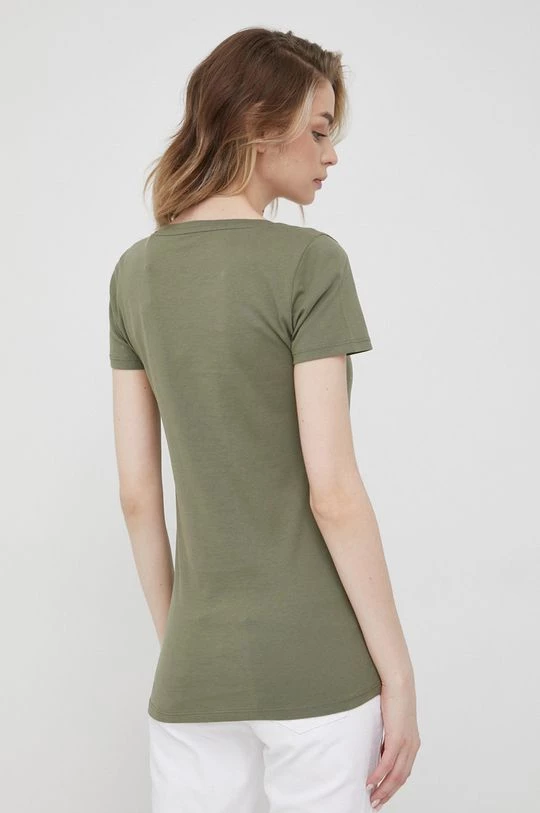 Κοντομάνικο Βαμβακερό μπλουζάκι Pepe Jeans Baia πράσινο 5 Κοντομάνικο Βαμβακερό μπλουζάκι Pepe Jeans Baia πράσινο - Image 3