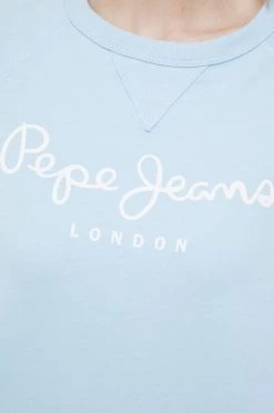 Κοντομάνικο Βαμβακερό μπλουζάκι Pepe Jeans Gala ανοιχτό μπλε -Pepe Jeans Sales Store unnamed file 868