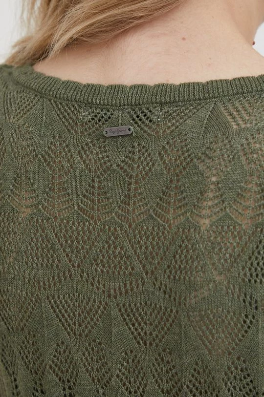 Φορέματα Φόρεμα από λινό μείγμα Pepe Jeans Patty πράσινο 8 Φορέματα Φόρεμα από λινό μείγμα Pepe Jeans Patty πράσινο - Image 6