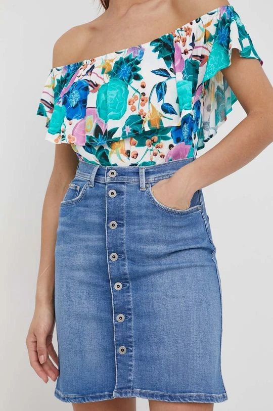 Φούστες Τζιν φούστα Pepe Jeans Marble Skirt μπλε 4 Φούστες Τζιν φούστα Pepe Jeans Marble Skirt μπλε - Image 2
