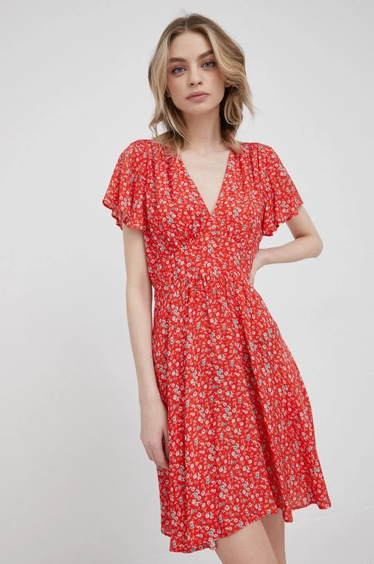 Φορέματα Φόρεμα Pepe Jeans κόκκινο, 4 Φορέματα Φόρεμα Pepe Jeans κόκκινο, - Image 2