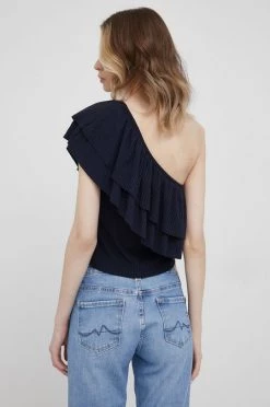 Μπλούζες Μπλουζάκι Pepe Jeans Baris χρώμα: ναυτικό μπλε -Pepe Jeans Sales Store unnamed file 94