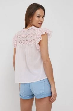 Μπλούζες Μπλουζάκι Pepe Jeans Stella χρώμα: ροζ -Pepe Jeans Sales Store unnamed file 956