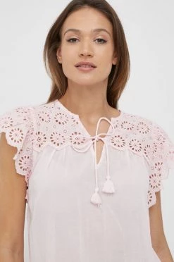 Μπλούζες Μπλουζάκι Pepe Jeans Stella χρώμα: ροζ -Pepe Jeans Sales Store unnamed file 957