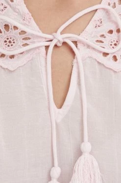 Μπλούζες Μπλουζάκι Pepe Jeans Stella χρώμα: ροζ -Pepe Jeans Sales Store unnamed file 958