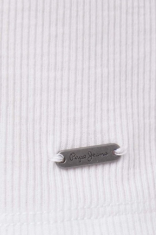 Μπλούζες Μπλουζάκι Pepe Jeans Beth χρώμα: άσπρο 8 Μπλούζες Μπλουζάκι Pepe Jeans Beth χρώμα: άσπρο - Image 6