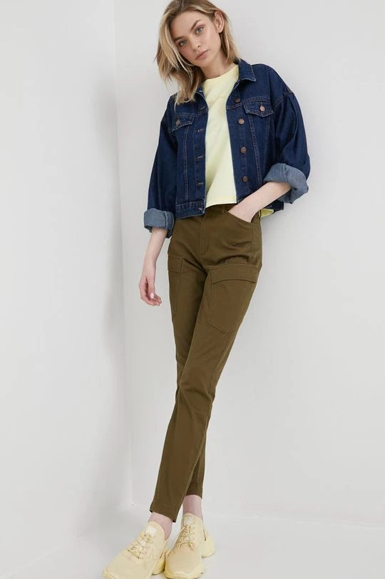 Κοντομάνικο Βαμβακερό μπλουζάκι Pepe Jeans Nina κίτρινο 4 Κοντομάνικο Βαμβακερό μπλουζάκι Pepe Jeans Nina κίτρινο - Image 2