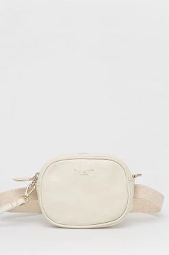 Τσάντες χιαστί Δερμάτινη τσάντα Pepe Jeans Suzanne Bag μπεζ